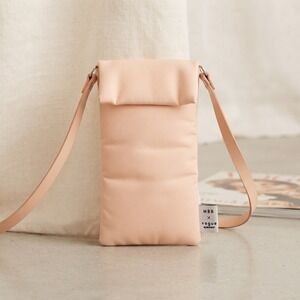NEW MBB x Vogue Eyewear Crossbody Bag Millie Bobby Brown Pink Padded Pouch
